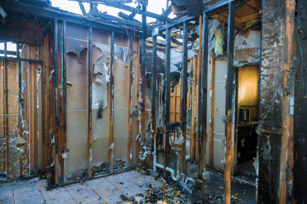 Professional Fire Damage Removal technician working in Woodward, OK
